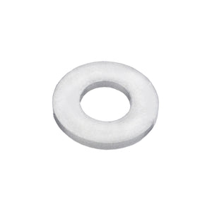 Rondelle piane in plastica M4 - 4,3 x 9 - 30 pz.