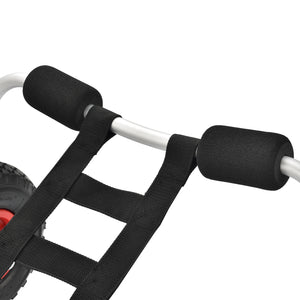 Carrello Pieghevole in Alluminio per Trasporto Kayak Canoa in.tec