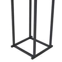 Portalegna 'Tibro' (LxPxA) 35 x 35 x 120 cm Deposito in Acciaio per Legna da Ardere Supporto per Tronchi da Legnaia -