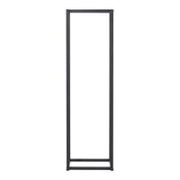 Portalegna 'Tibro' (LxPxA) 35 x 35 x 120 cm Deposito in Acciaio per Legna da Ardere Supporto per Tronchi da Legnaia -