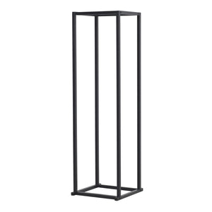 Portalegna 'Tibro' (LxPxA) 35 x 35 x 120 cm Deposito in Acciaio per Legna da Ardere Supporto per Tronchi da Legnaia -