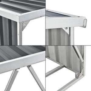 Capanna per legna coperta 156 x 80 x 15 cm antracite 03_0006305