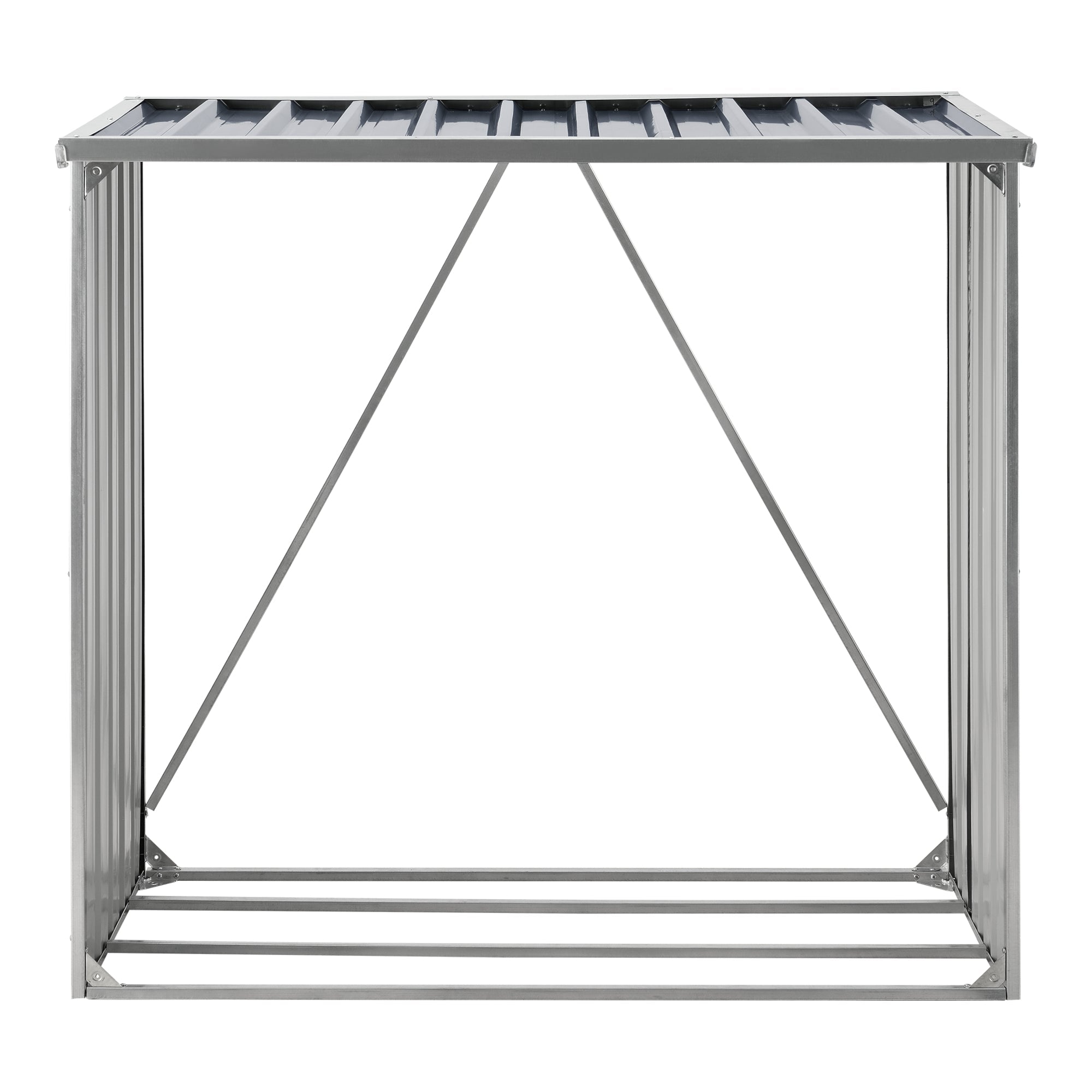 Capanna per legna coperta 156 x 80 x 15 cm antracite 03_0006305