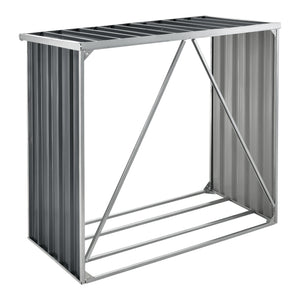 Capanna per legna coperta 156 x 80 x 15 cm antracite 03_0006305