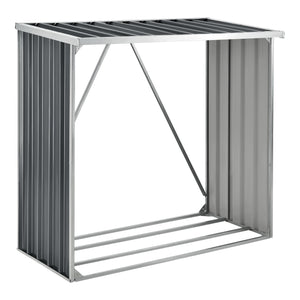 Capanna per legna coperta 156 x 80 x 15 cm antracite 03_0006305