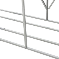 Portalegna Kalmar da Esterno con Tettuccio 352 x 80 x 152 cm Antracite casa.pro