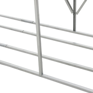 Portalegna Kalmar da Esterno con Tettuccio 352 x 80 x 152 cm Antracite casa.pro