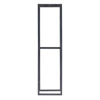 Mobile Portalegna Ulvila per Camino 170 x 45 x 30 cm Nero [en.casa]