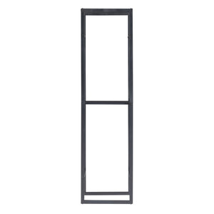 Mobile Portalegna Ulvila per Camino 170 x 45 x 30 cm Nero [en.casa]