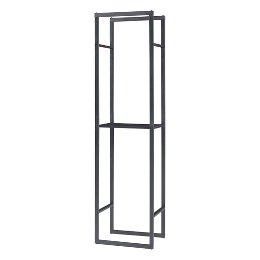 Mobile Portalegna Ulvila per Camino 170 x 45 x 30 cm Nero [en.casa]