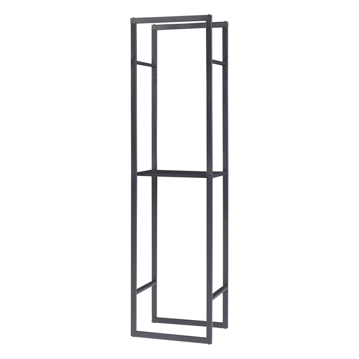 Mobile Portalegna Ulvila per Camino 170 x 45 x 30 cm Nero [en.casa]