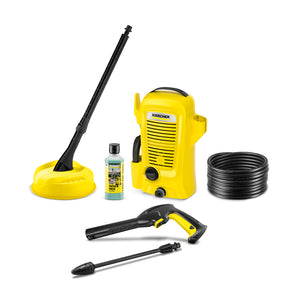Karcher idropulitrice k 2 universal edition home, pressione 110 bar, portata 360 l/h, area di lavoro 20 m²/h, filtro acqua premontato, tubo e pistola alta pressione, ugello rotante, lavasuperfici