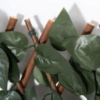 Finta Siepe 8 Pezzi Parete Verde Estensibile per Esterni, in Legno e Poliestere, 200x100cm