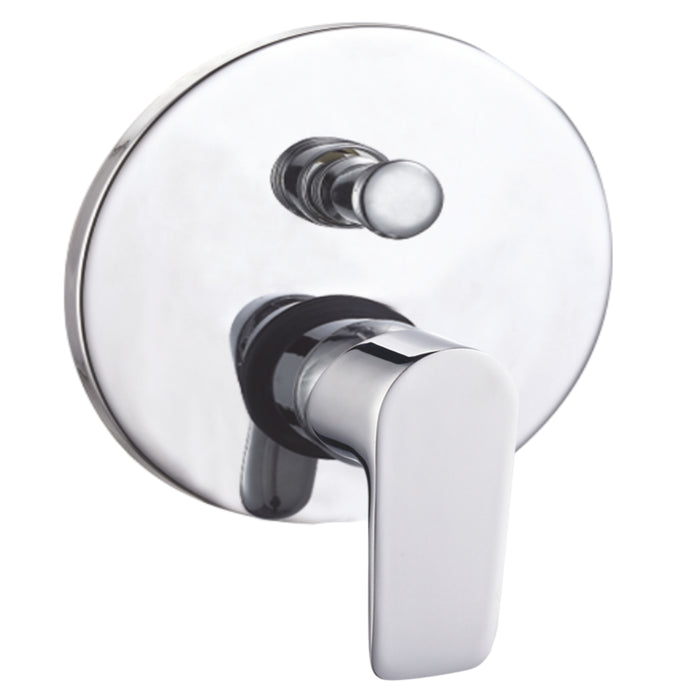 Ogomondo miscelatore doccia ad incasso da parete con deviatore italia rubinetto monocomando cromato *** confezione 1