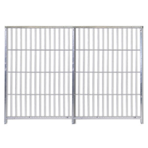 Pannello in rete semplice con zincatura a caldo da 200x altezza 120 cm