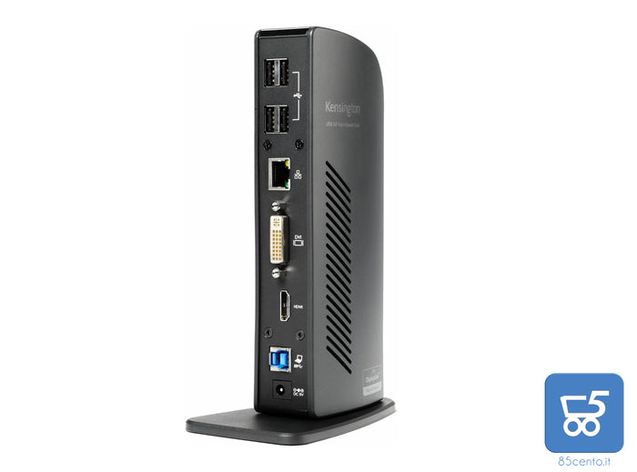 Kensington sd3500v Docking Station USB 3.0 Uscita Video DVI HDMI 4 Porte USB + 2 USB 3.0 Ethernet per Connettivi con Alimentatore e Cavo USB