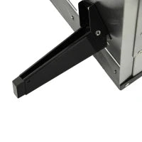 Forno per Pizza Pieghevole e Portatile con Pala e Pietra, in Acciaio e Legno, 81x40x72 cm, Nero