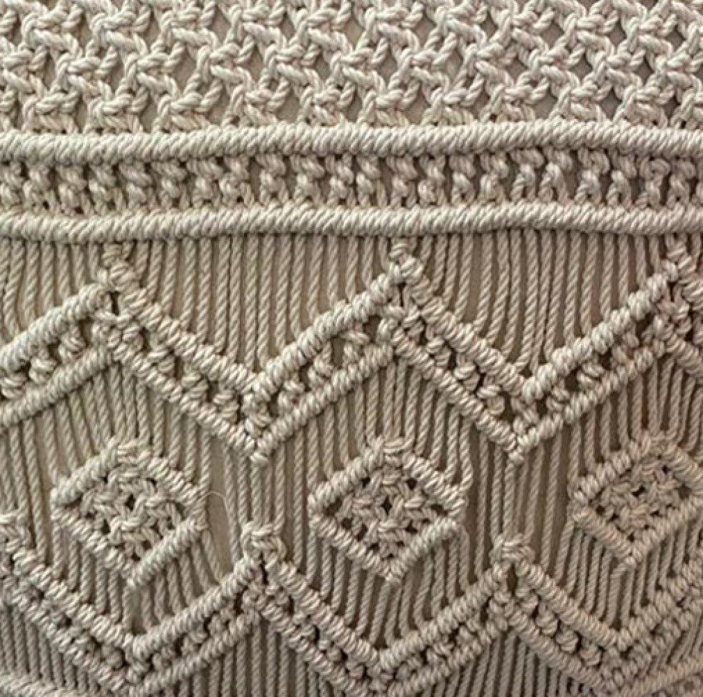 POUF MARRONE IN COTONE MILAS
