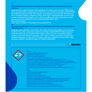 Impregnante idrorepellente antiumidità antimuffa superfici porose aqua protect *** formato 25 kg, confezione 1