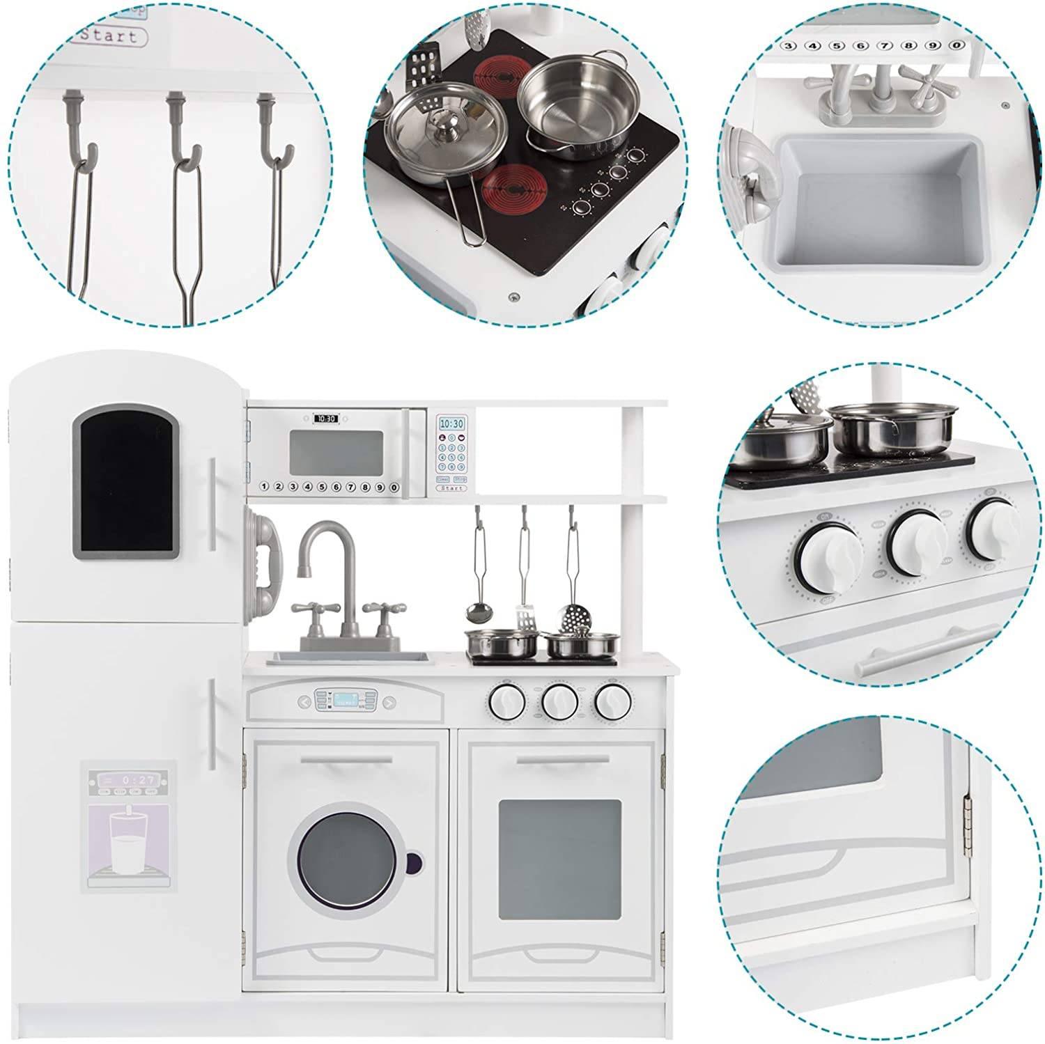 Cucina da gioco per bambini in legno con accessori 19_0000177