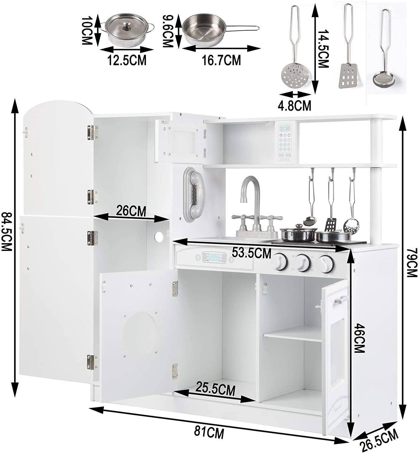 Cucina da gioco per bambini in legno con accessori 19_0000177