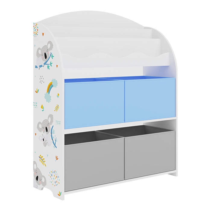 Scaffale Orust per Cameretta Motivo Koala [en.casa]