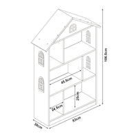 Libreria per bambini 107 x 83 x 30 cm bianca 03_0008994