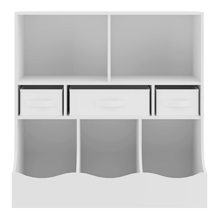 Libreria per bambini 75 x 80 x 40 cm bianca 03_0008993