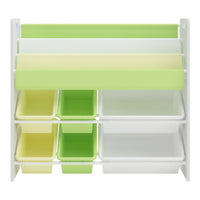 Scaffale per Cameretta Rødøy Mobile Porta Giochi 78x86x27 cm Decorazione Dinosauro [en.casa]