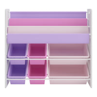 Scaffale per Cameretta Rødøy Mobile Porta Giochi 78x86x27 cm Decorazione Oceano [en.casa]