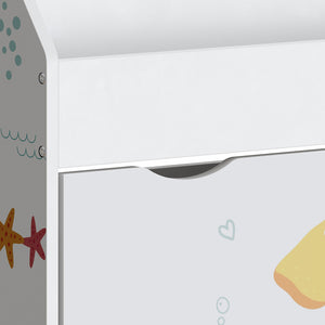 Scaffale a Scaletta Aarnskona per Cameretta con Scomparti e Cassetto - Design Aqua Dream [en.casa]