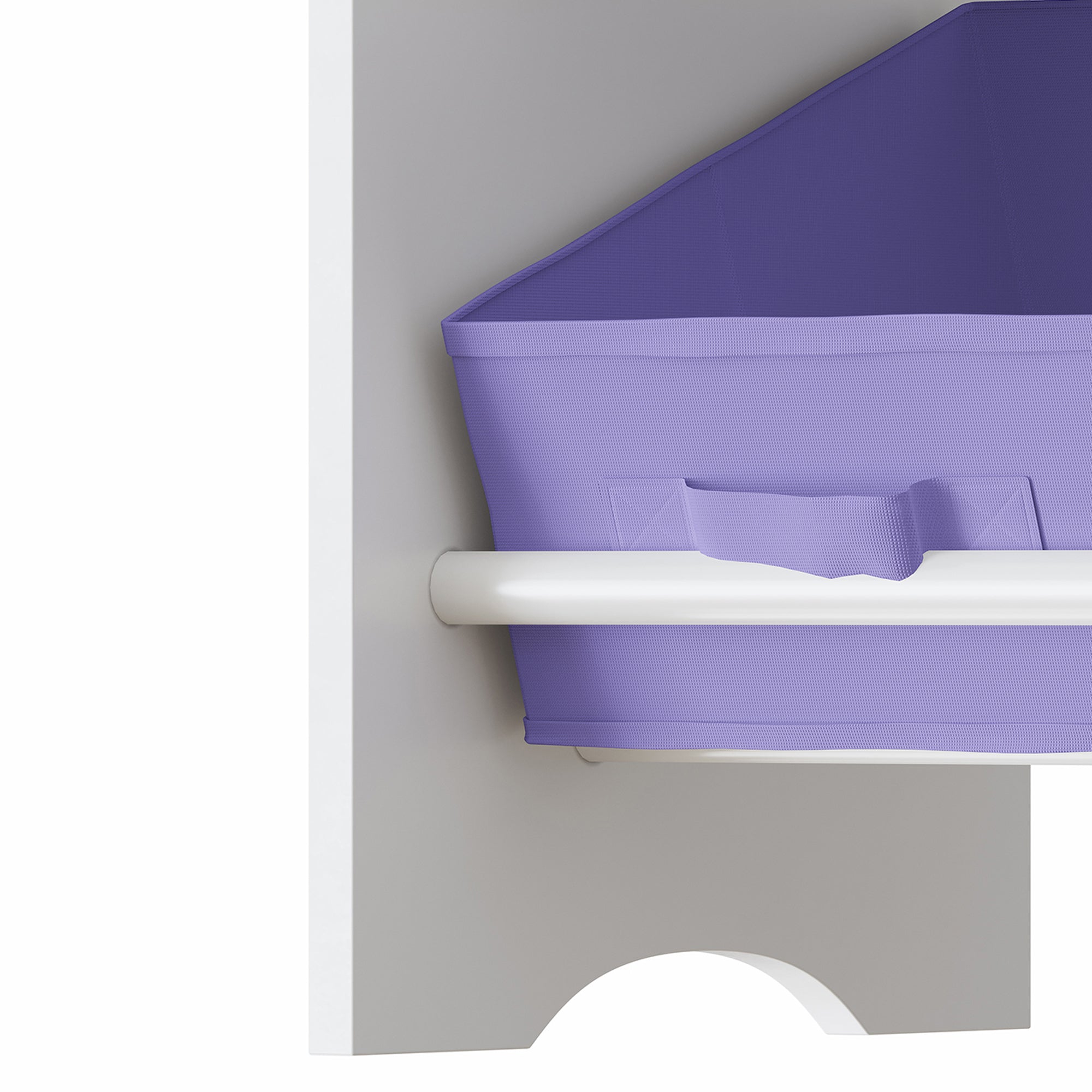 Scaffale Portaoggetti Boiro per Cameretta 60x62x30 cm Design Aqua Dream [en.casa]