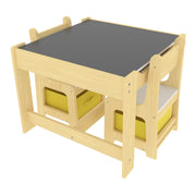 Set tavolo e sedie per bambini con 2 contenitori portaoggetti 03_0008774