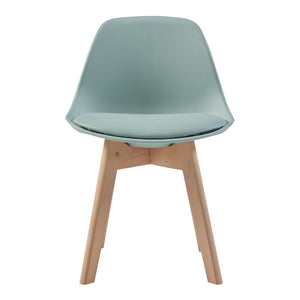 Set 'Elvdal' di 2 Sedie per Cameretta - Menta Verde [en.casa]