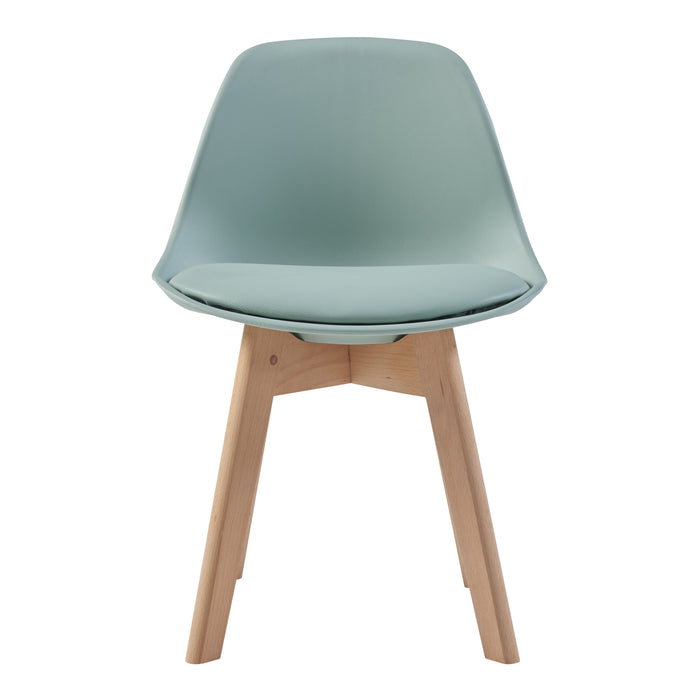 Set 'Elvdal' di 2 Sedie per Cameretta - Menta Verde [en.casa]