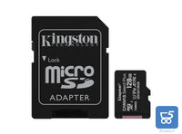 Kingston Micro SD da 128Gb Canvas Select Plus SDCS2/128GB Scheda microSD Classe 10 con Adattatore SD Incluso per Smartphone Tablet IP Camera