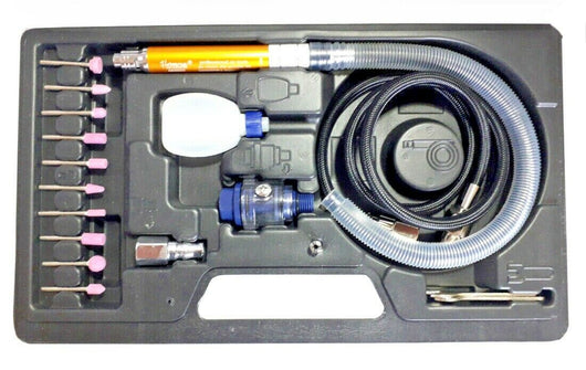 Kit 17 Pezzi SMERIGLIATRICE ARIA COMPRESSA FRESATRICE DRITTA LACCIO PNEUMATICO