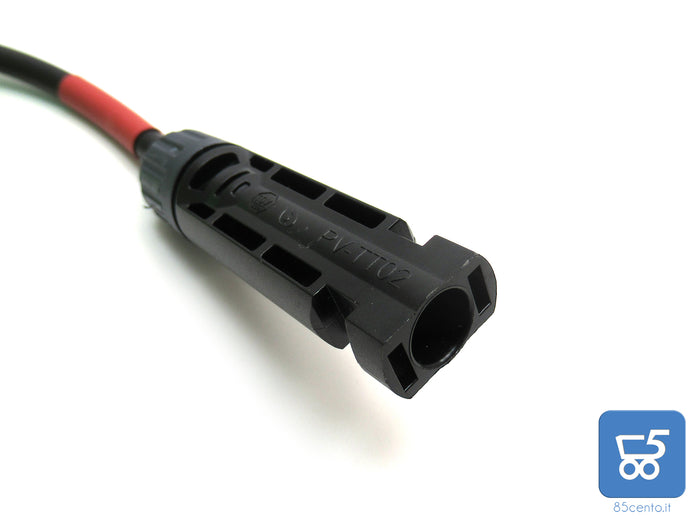 Kit 2 Cavi di Prolunga Modulo Solare PV DC 6 mm² 1.5Kv 5 metri con Connettore MC4