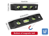 Kit 2 Livelle a Siluro a Bolla Magnetica da 15 cm e 23 cm Torpedo Piccolo