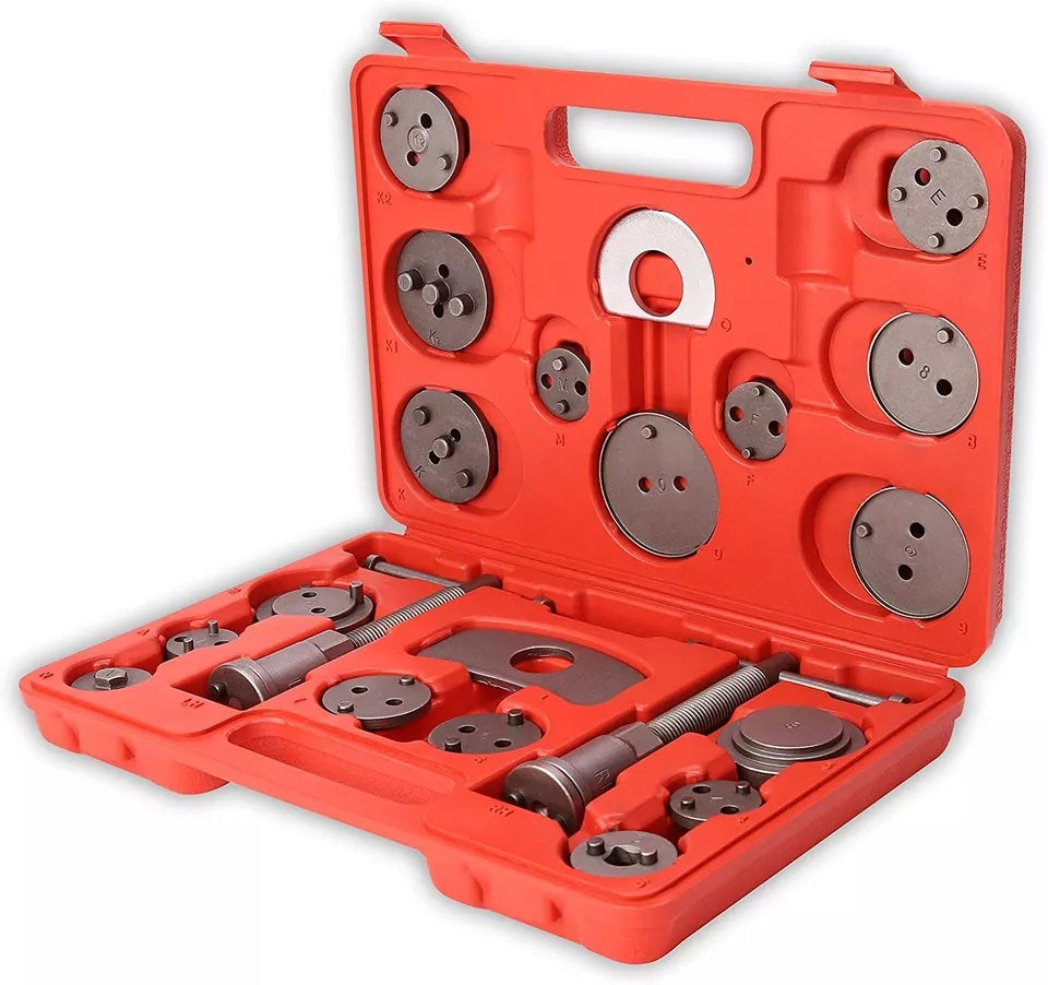 Kit 22 pezzi di arretratore per pistoncini freni a disco in valigetta