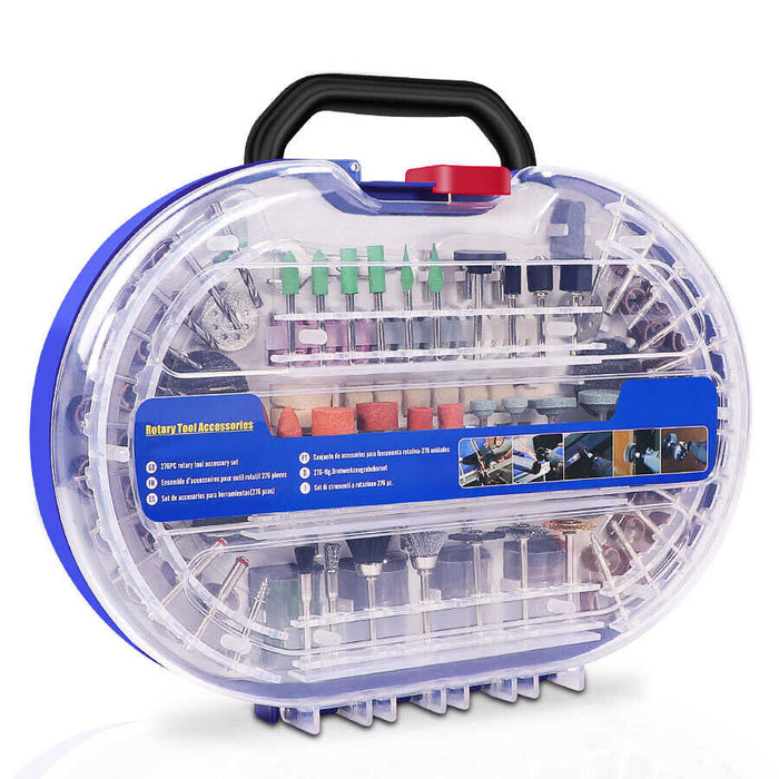 Kit 276 accessori mini trapano dremel punte per lucidare levigare in valigetta