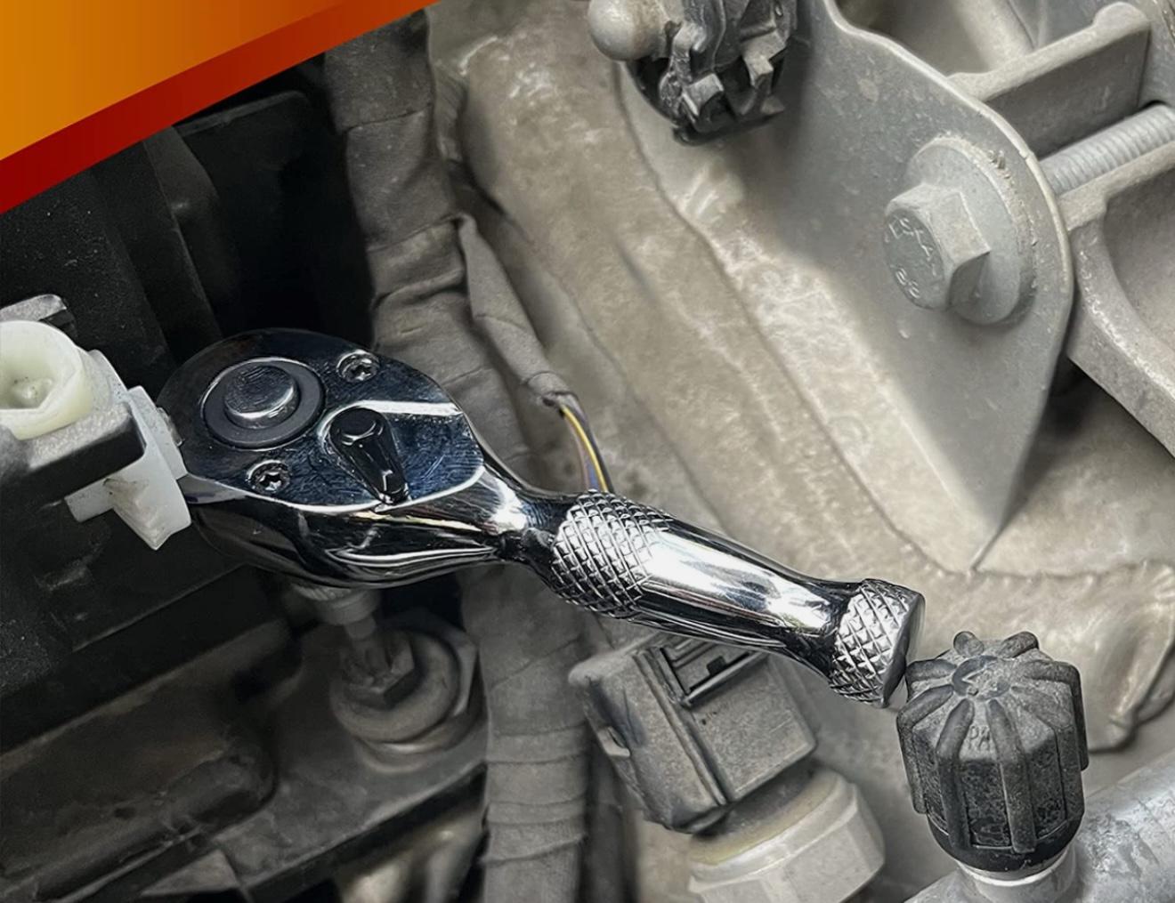 Kit 3 Chiave a Cricchetto Professionale Per Officina 72 Denti 1/4" 3/8" 1/2"