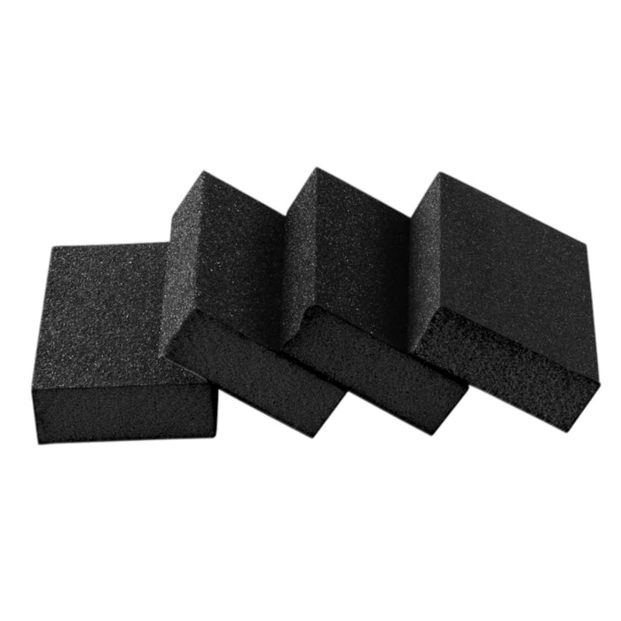 Kit 4 Spugna Abrasiva P240 grana fine per legno ferro Pentole Pavimenti 61085