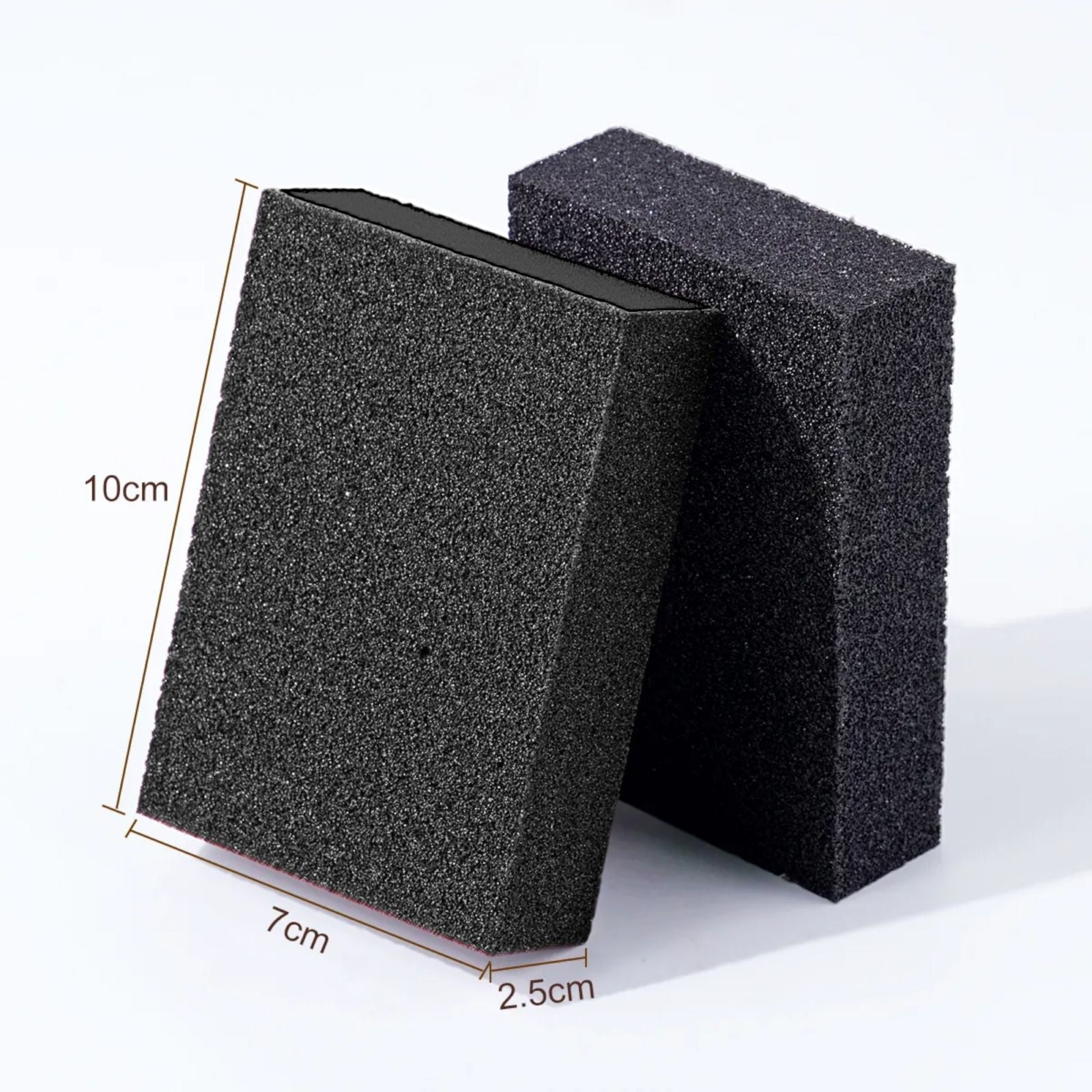 Kit 4 Spugna Abrasiva P240 grana fine per legno ferro Pentole Pavimenti 61085