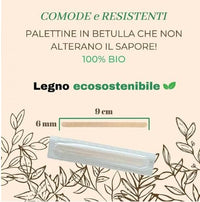 Kit 500 Palette Palettine in legno per caffe imbustate biodegradabile 64274