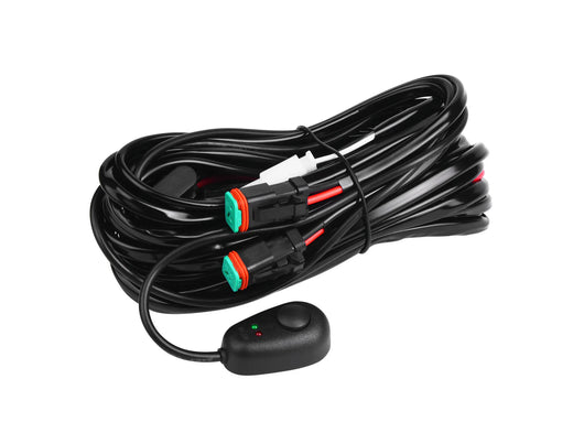 Kit Cablaggio per Barra LED per Offroad Camion ATV con Fusibile Interruttore ON/OFF e Relè Universale