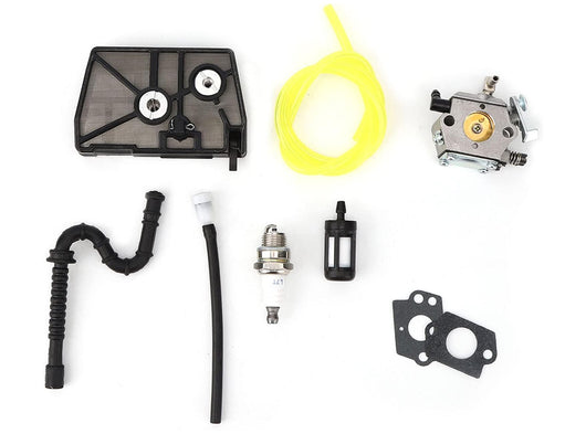 Kit Carburatore per Motosega Compatibile con Stihl 028 028AV con Filtro Carburante Guarnizioni Tubazioni e Candela