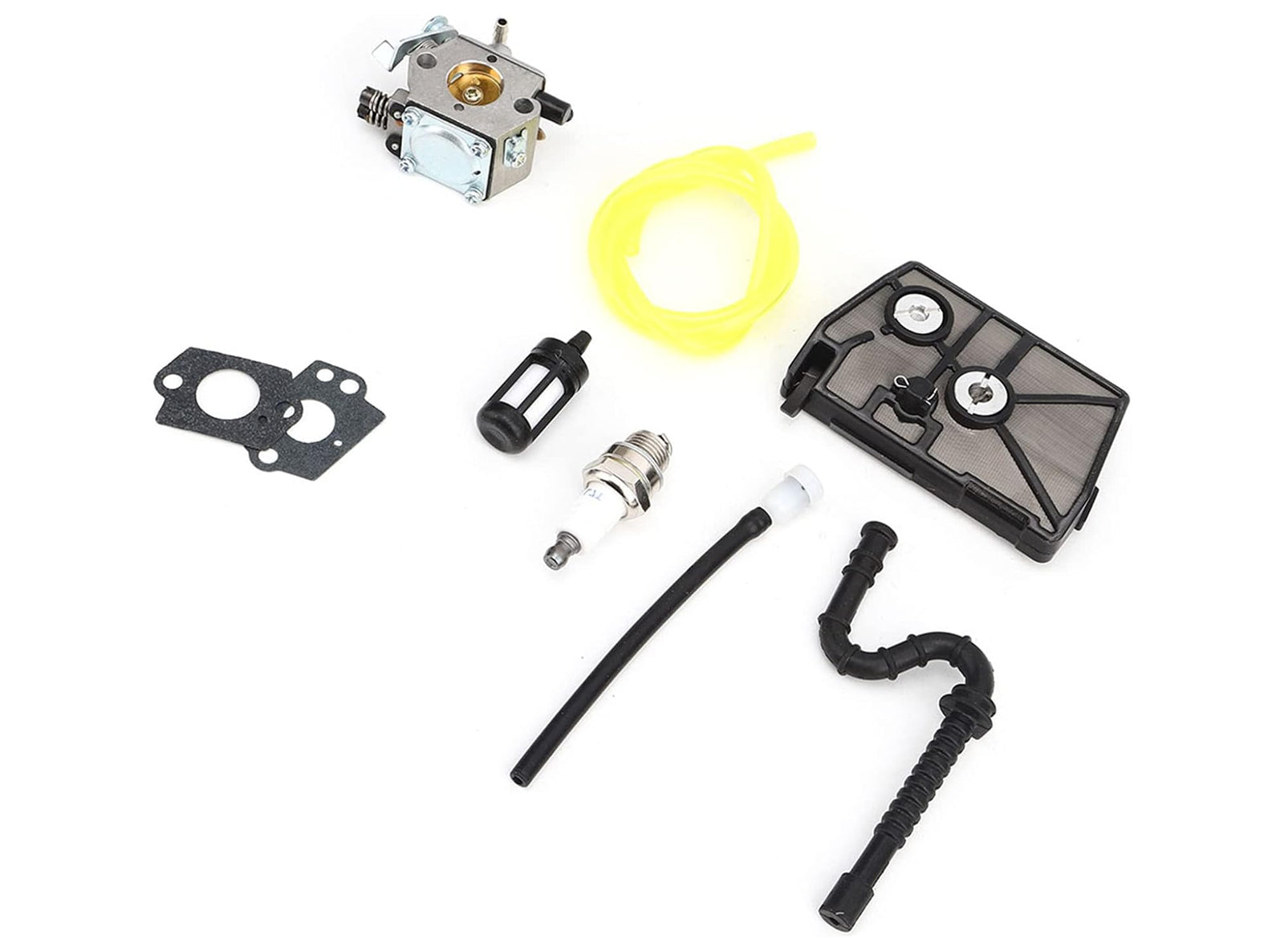 Kit Carburatore per Motosega Compatibile con Stihl 028 028AV con Filtro Carburante Guarnizioni Tubazioni e Candela