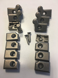 Kit Cerniere di Ricambio Per Box Doccia e Box Vasca Grigio Giava