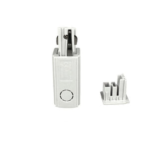 Kit Connettore Alimentazione Sinistra + Terminale Chiusura Colore Bianco Per Binario Guida Trifase CB40103